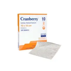CRANBERRY - Gasa Parafinada Estéril 10x10cm 10 Un.