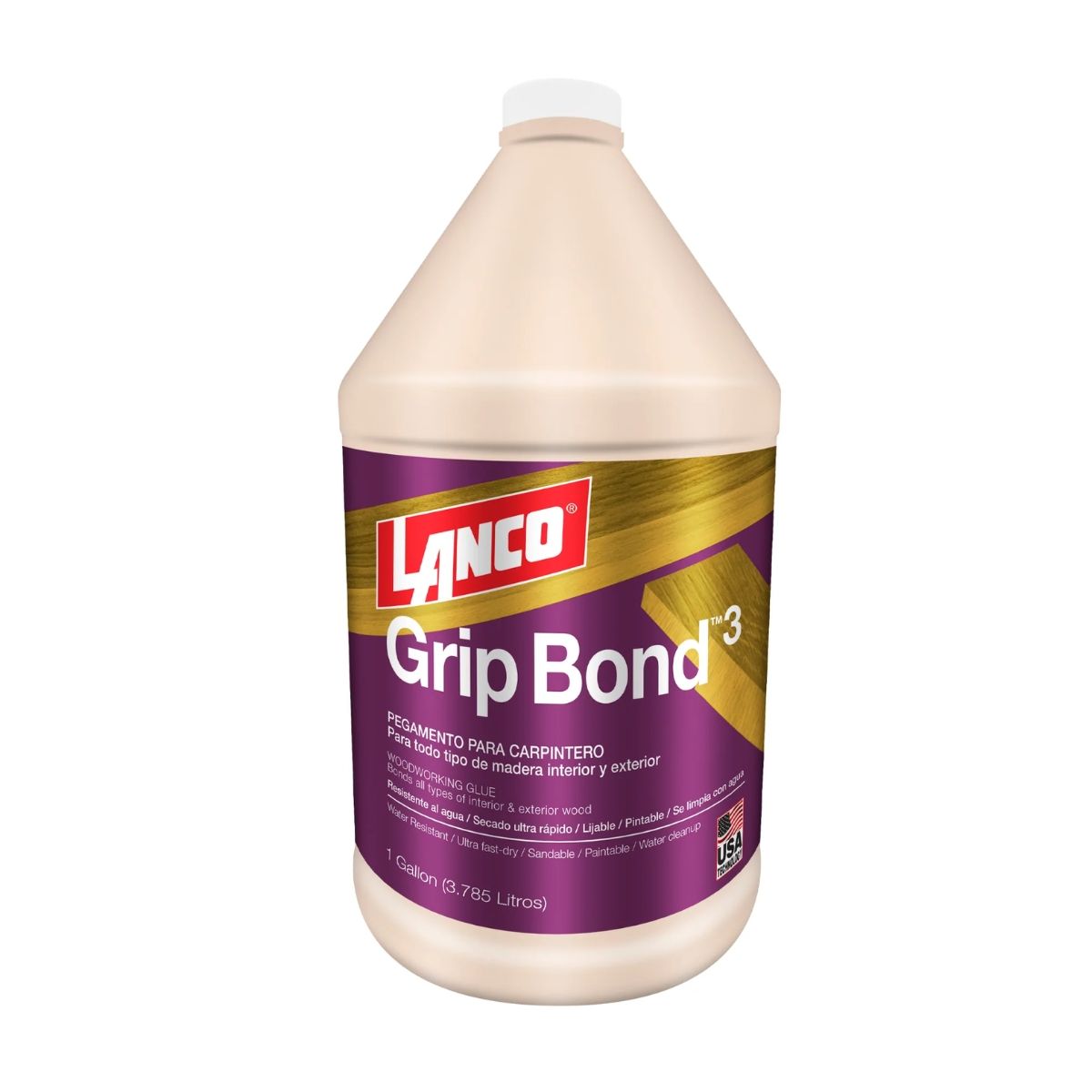 LANCO - Lanco Grip Bond 3 - 1 Galón Cola Fría Extra Firme
