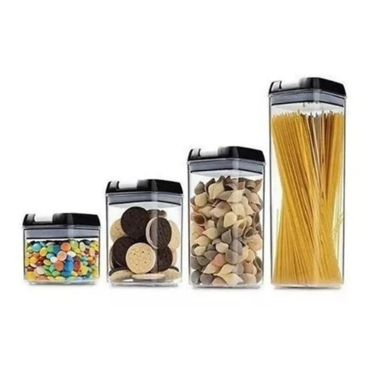 GENERICO - Contenedores Organizador Alimentos Set 7pcs Cierre Hermético