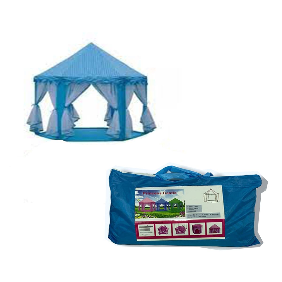 GENERICO - Casa De Niñas Tienda Princesa Castillo Tul Juegos