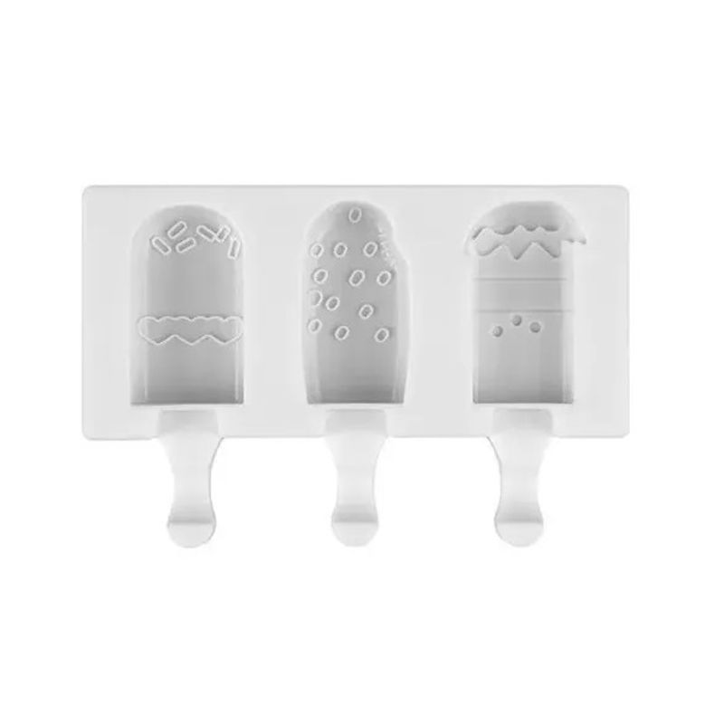 Pasteleria - Moldes De Silicona Para Helados Molde Paletas Helado Mini437