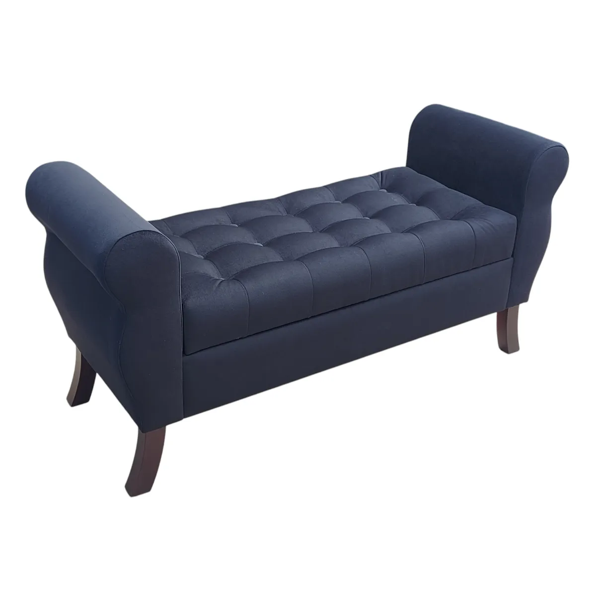 GENERICO - Banqueta Baúl Diva Color Negro