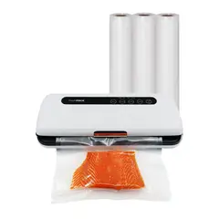 FRESHPACK - Selladora al vacio + 3 rollos 22cm x 5mt