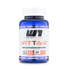 WINKLER NUTRITION - Vitta D : Vitamina D3 + Calcio 60 Cáps. Winkler
