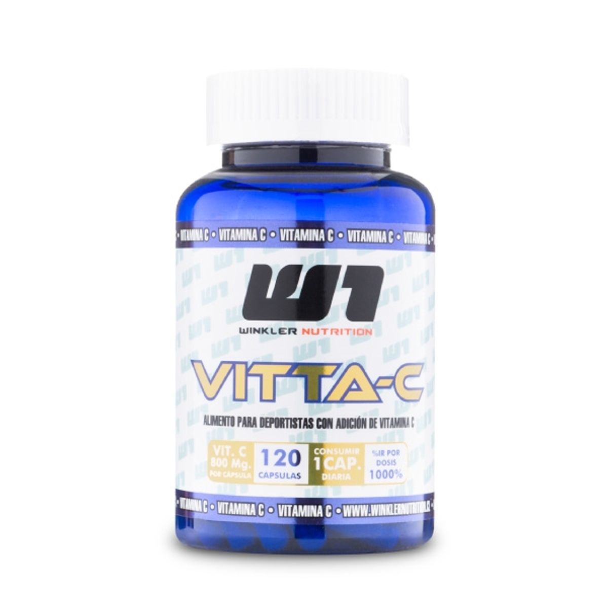 WINKLER NUTRITION - Vitta C : Vitamina C 120 Capsulas. Winkler