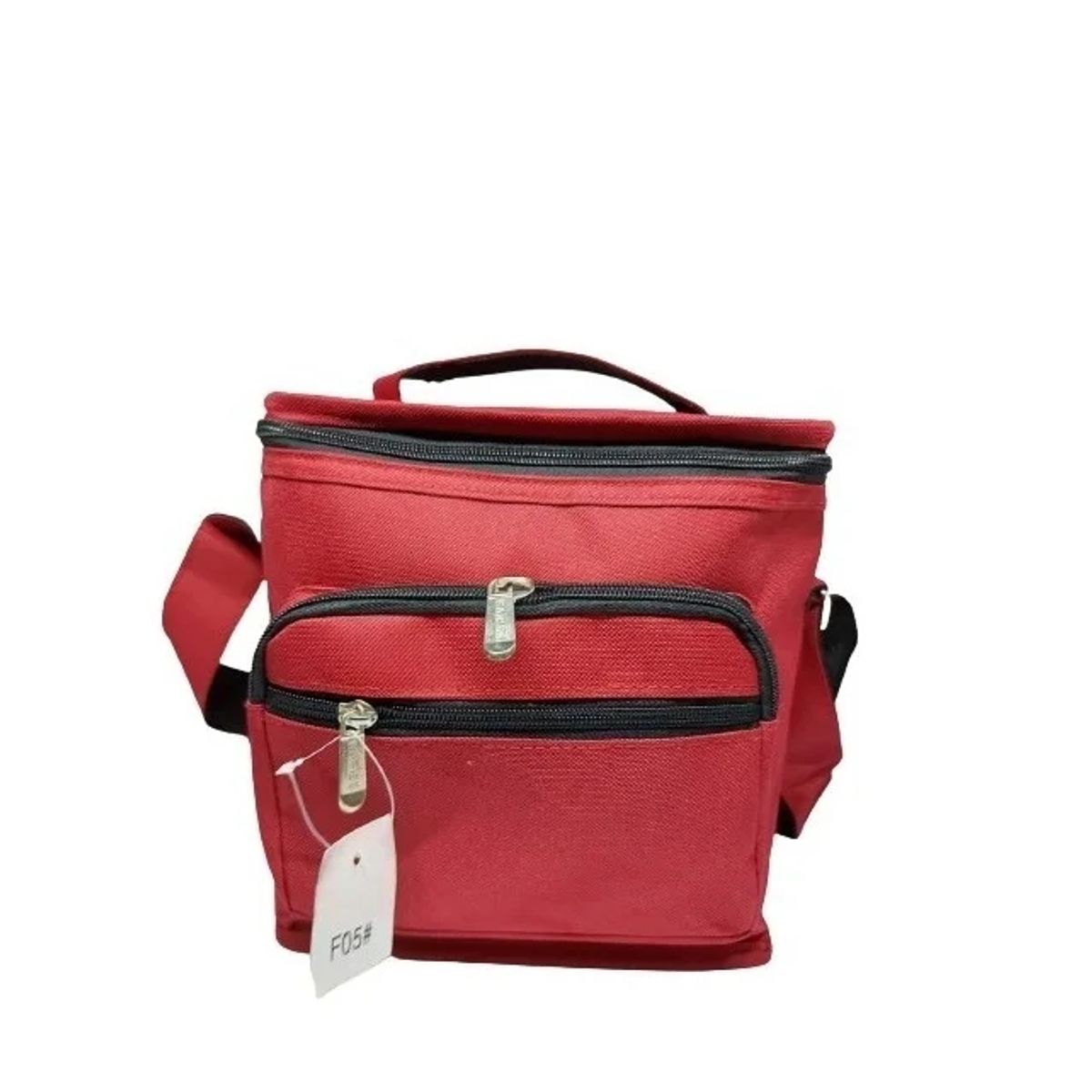 CARIBEE - Bolso Lonchera Térmico Almuerzo Rojo