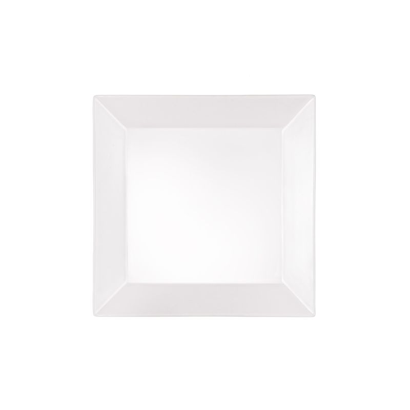 STAR FINE PORCELAIN - SET DE 6 PLATOS BAJOS CUADRADOS BLANCOS 27 CM STAR STAR FINE PORCELAIN