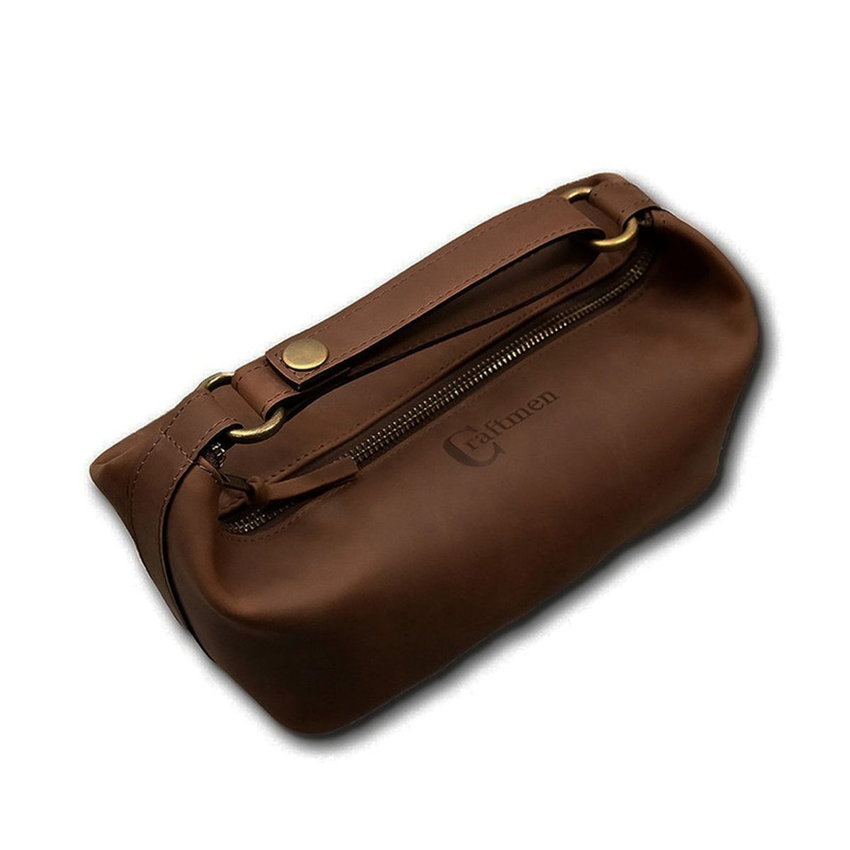 CRAFTMEN - Neceser 100% cuero natural Dundee Café Craftmen