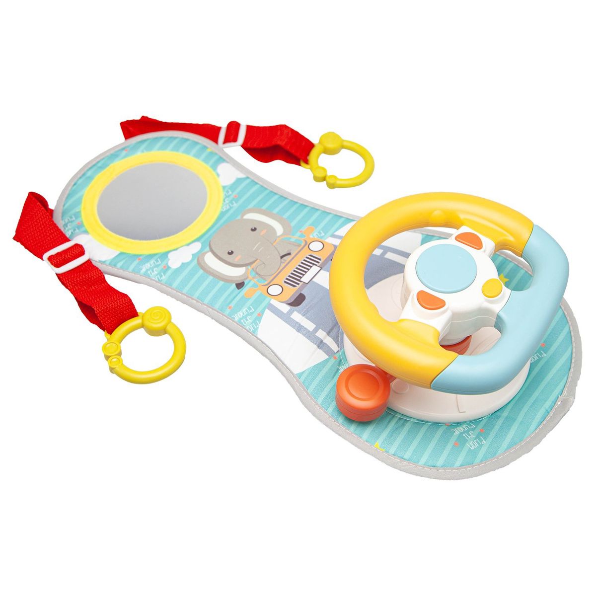 MUNDO ONLINE - Volante para Bebe Simulador de Auto Musical Interactivo