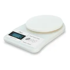 MICROLAB - Balanza Digital Pesa Cocina 7kg Blanco