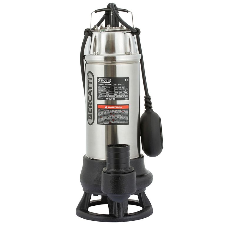 Electrobomba sumergible 1,5 HP trituradora