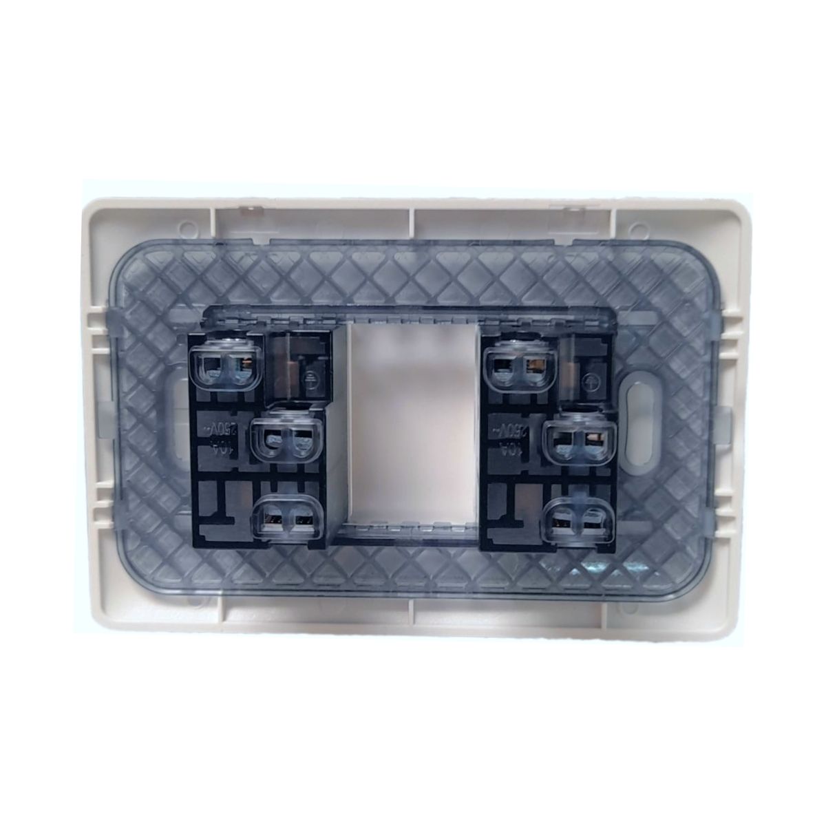 GENERICO - Enchufe Doble Bipaso 1016a 250v Champagne Stanford