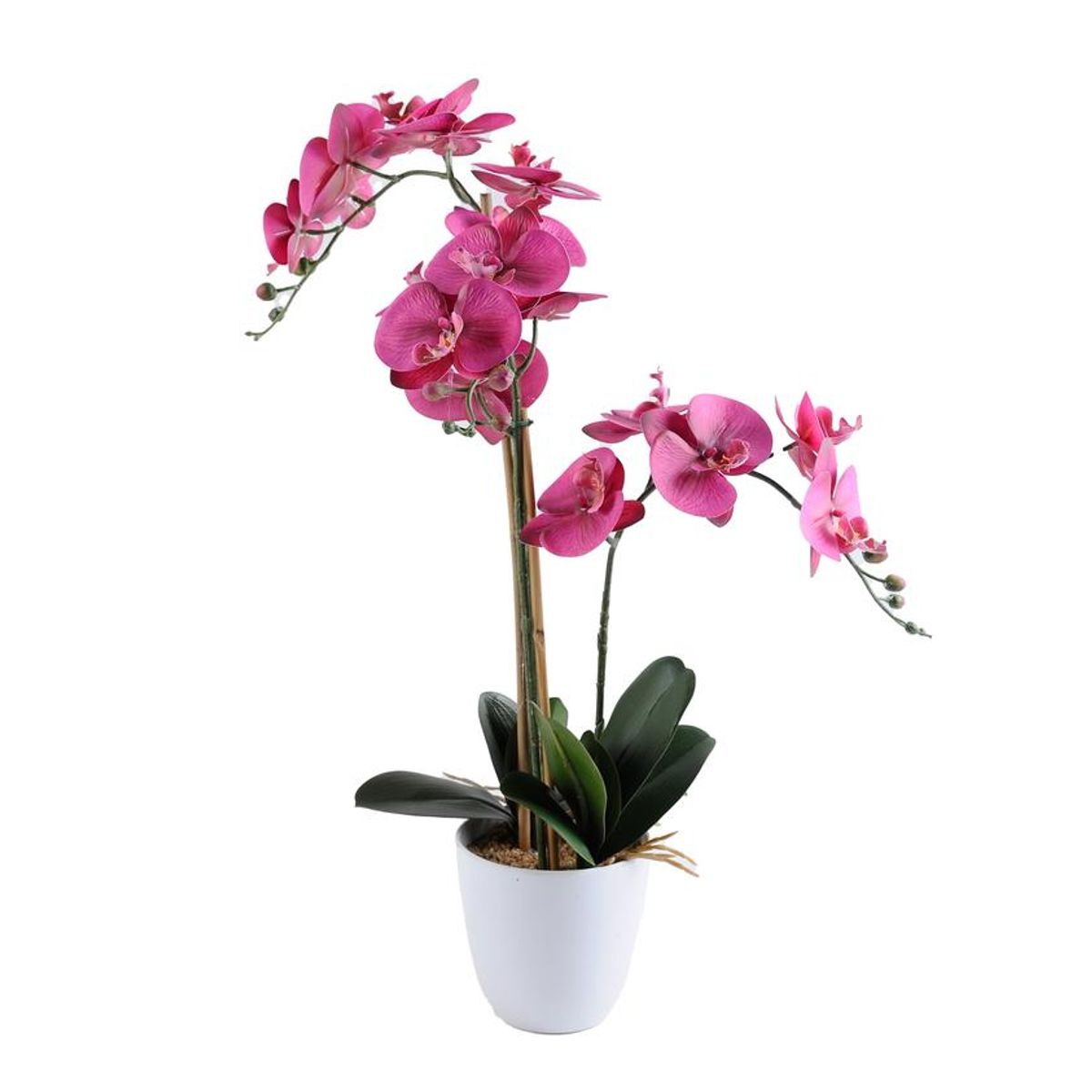 THE GREEN ELEMENT - Planta artificial Orquidea Morada En Macetero 75 Cm…