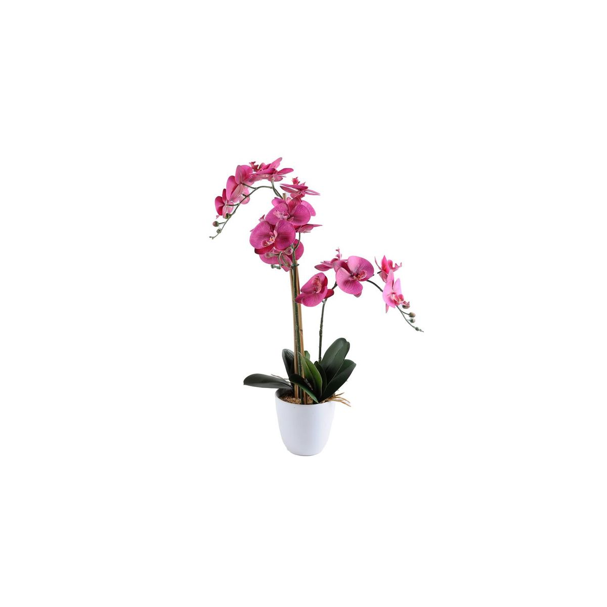 THE GREEN ELEMENT - Planta artificial Orquidea Morada En Macetero 75 Cm…