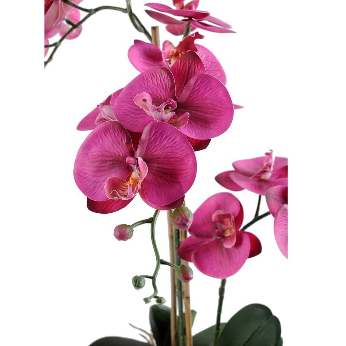 THE GREEN ELEMENT - Planta artificial Orquidea Morada En Macetero 75 Cm…