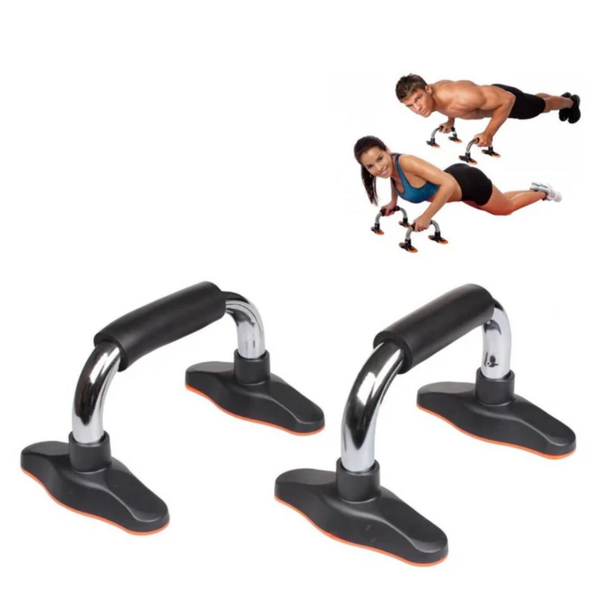 UK TIME - Push Up Acero Metal Cromado