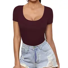 EVERSO - Camiseta Manga Corta Fibra Bambu Mujer