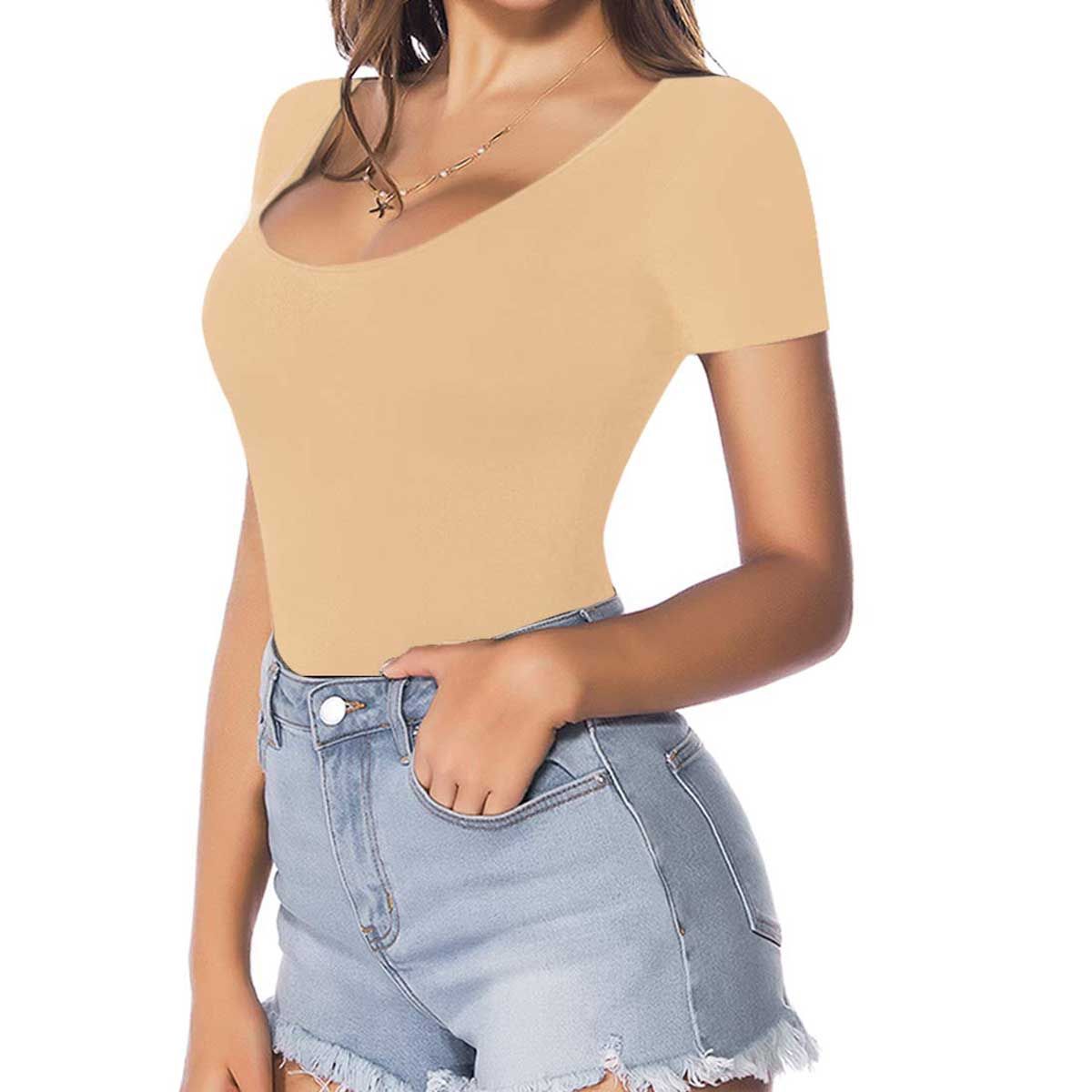 EVERSO - Camiseta Manga Corta Fibra Bambu Mujer