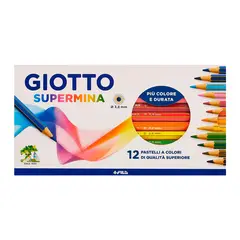 GIOTTO - Lápices Supermina 12 Colores