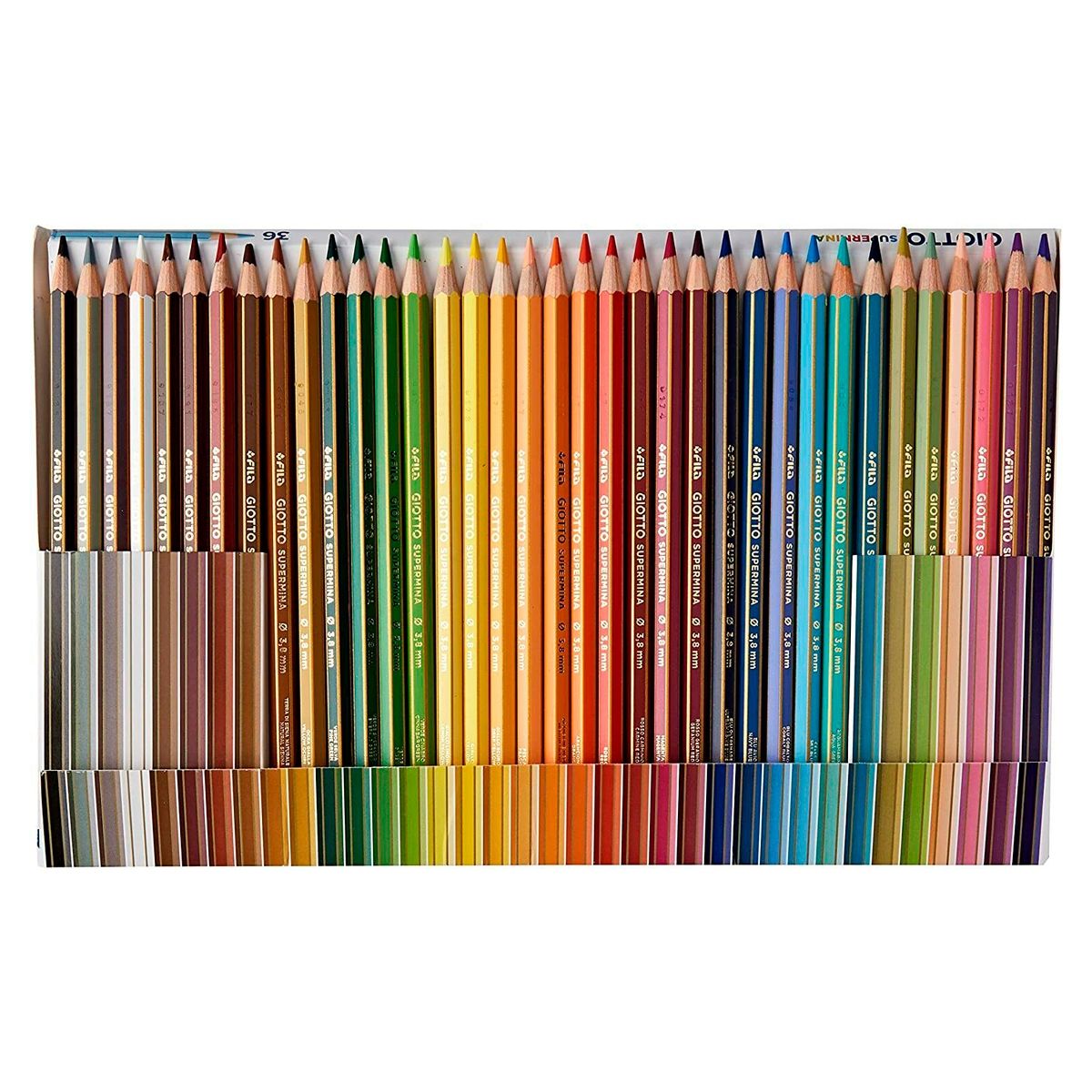 GIOTTO - Lápices Giotto Supermina 36 Colores