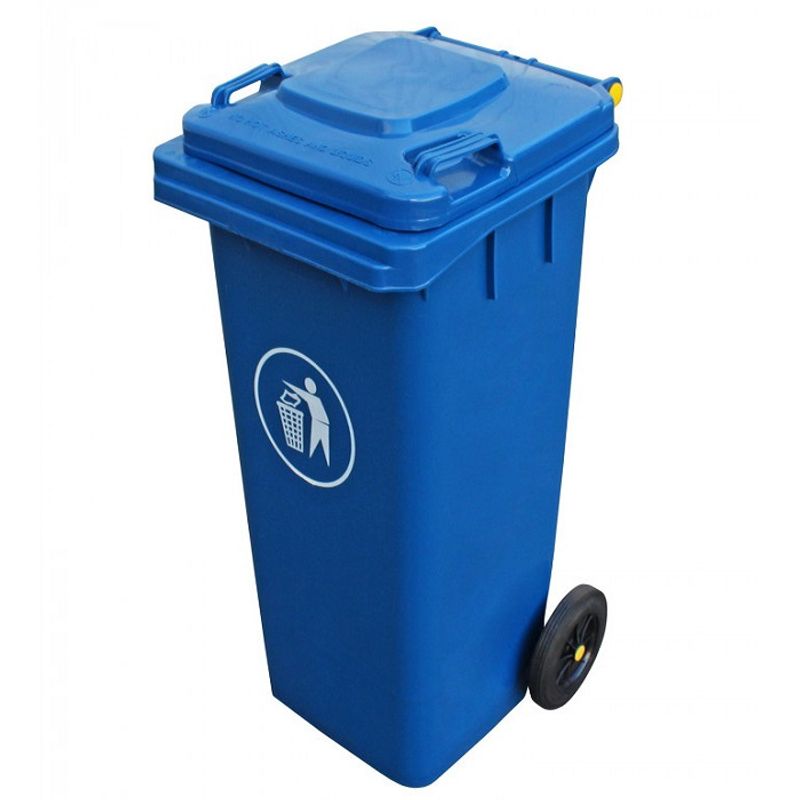 SIGNET CLASSICS - Contenedor Basura 120 Litros Azul