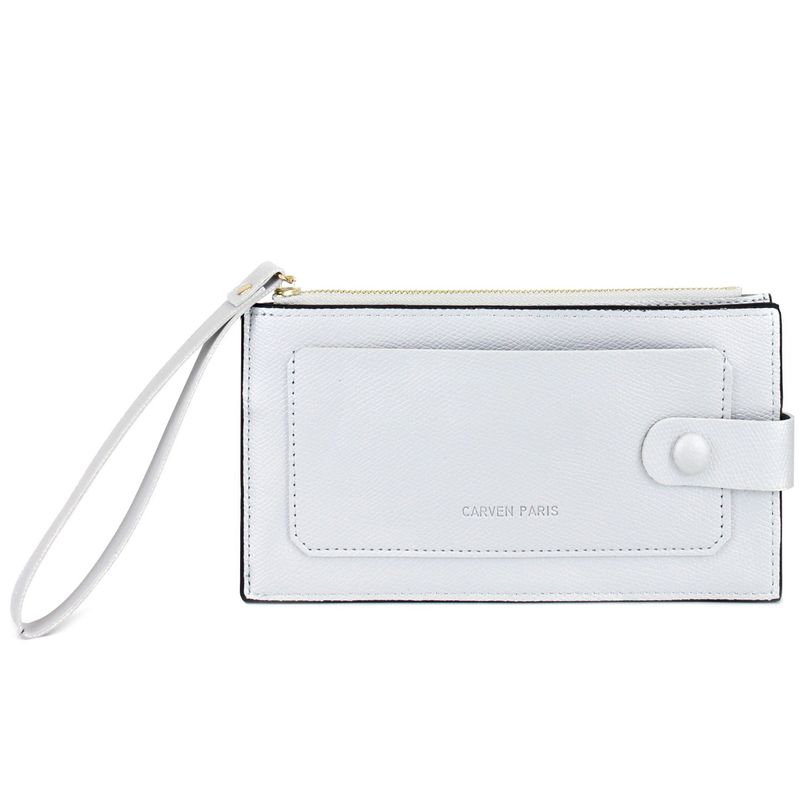 CARVEN - Billetera de mujer Tarja Silver Carven Paris