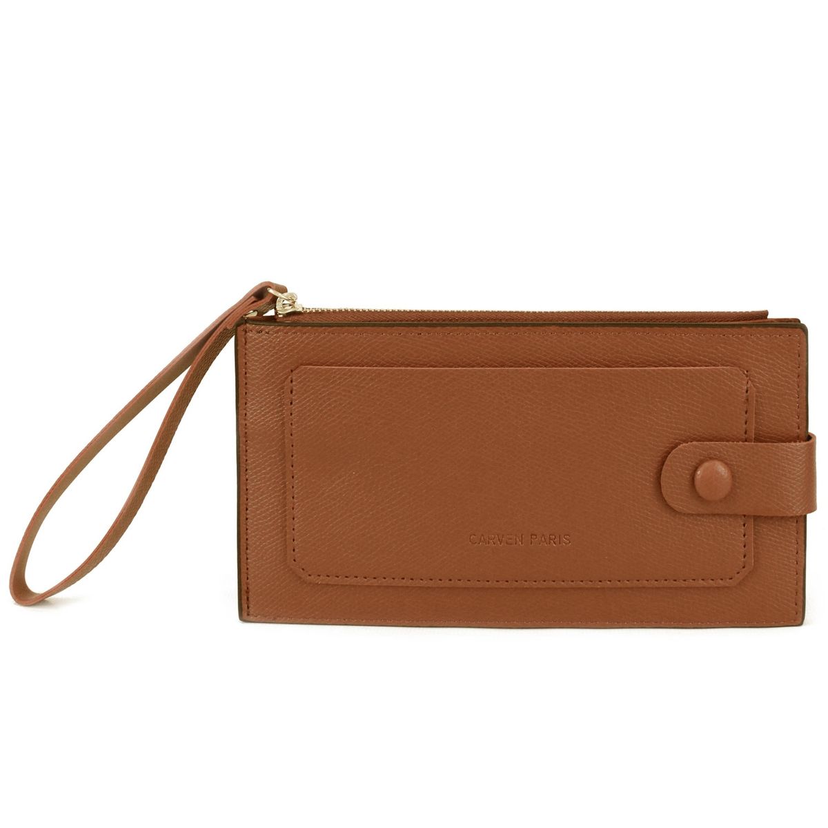 CARVEN - Billetera de mujer Tarja brown Carven Paris