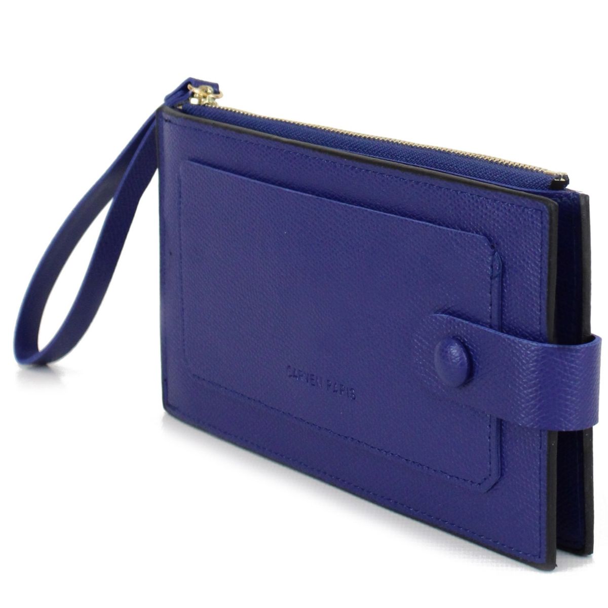 CARVEN - Billetera de mujer Tarja azul Carven Paris