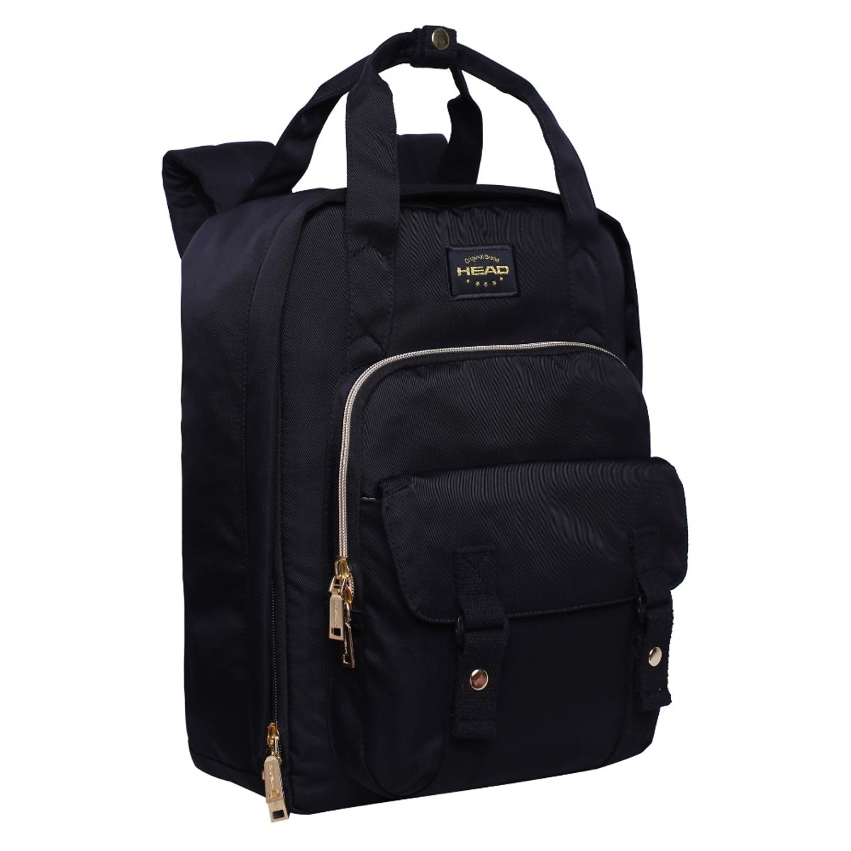 HEAD - Mochila Mujer Alpha Negro Gold Head