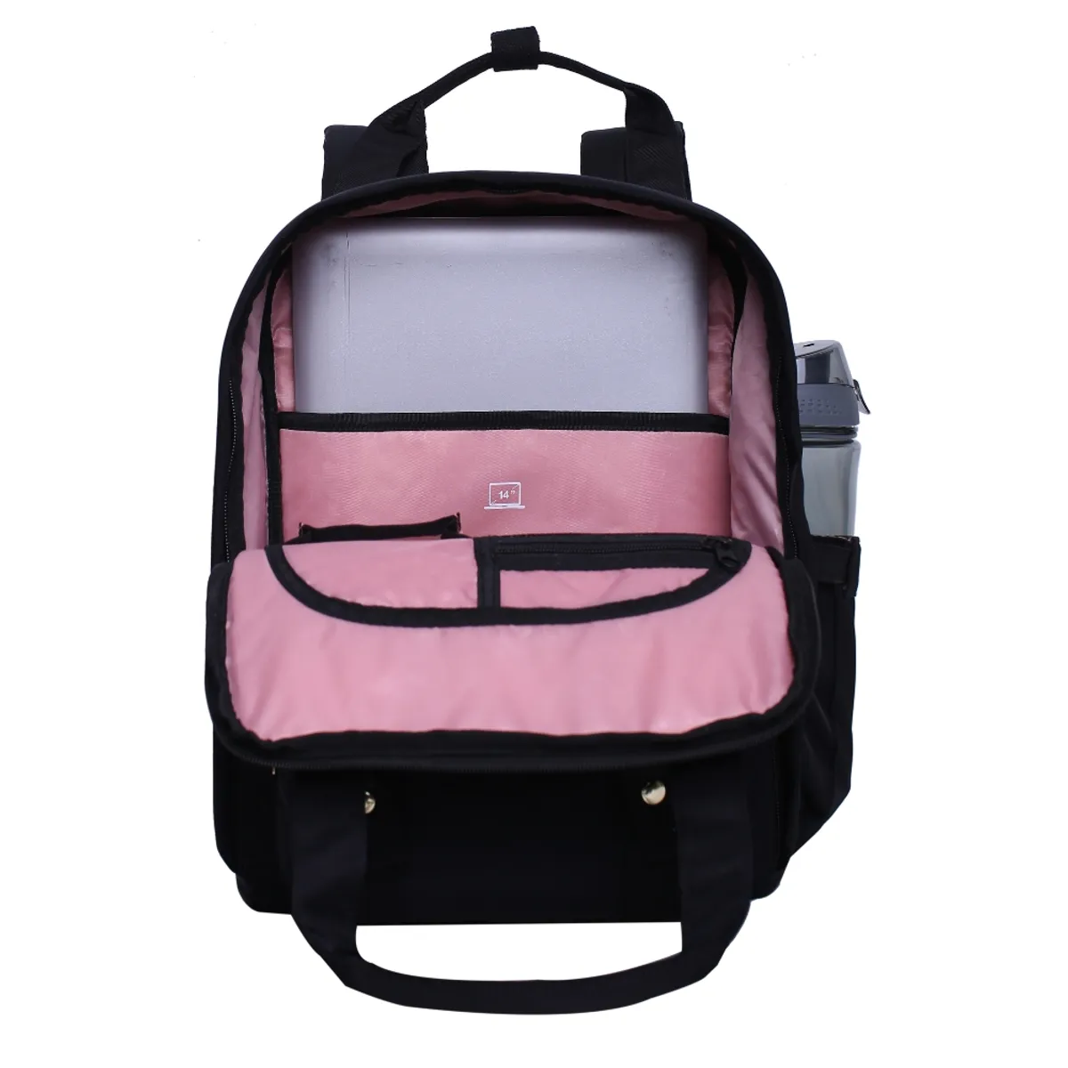 HEAD - Mochila Mujer Alpha Negro Gold Head