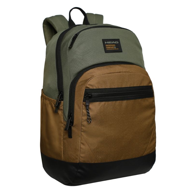 HEAD - Mochila Xenon Verde Militar Cafe Head