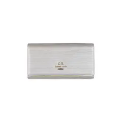 CARVEN - Billetera de mujer Gala plata