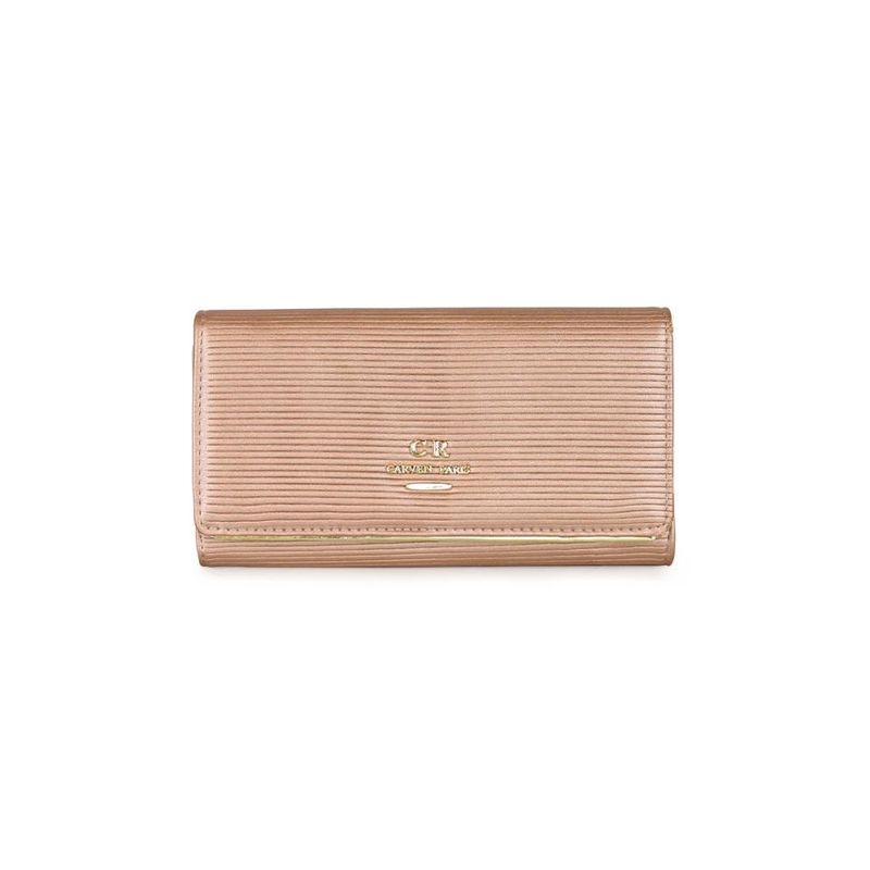 CARVEN - Billetera de mujer Gala rosada Carven