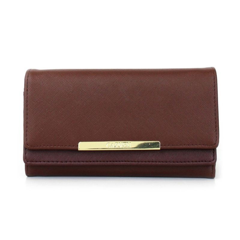 CARVEN - Billetera de mujer Yare café Carven Paris