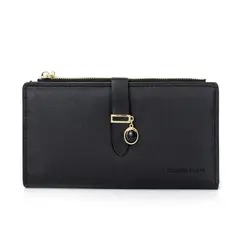 CARVEN - Billetera de mujer Jolie negro Paris