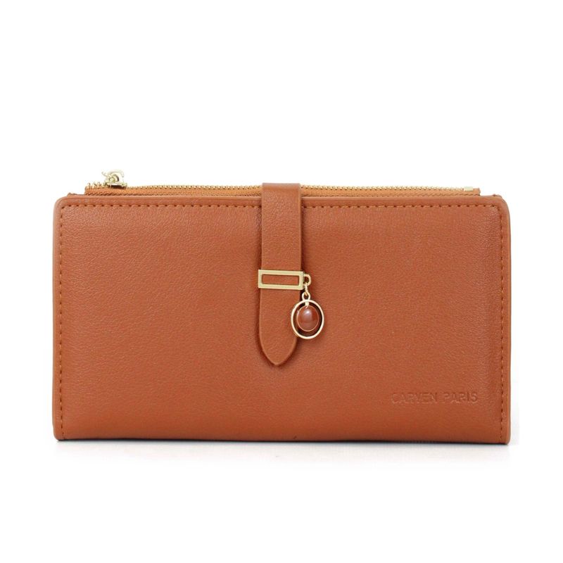 CARVEN - Billetera de mujer Jolie brown Carven Paris
