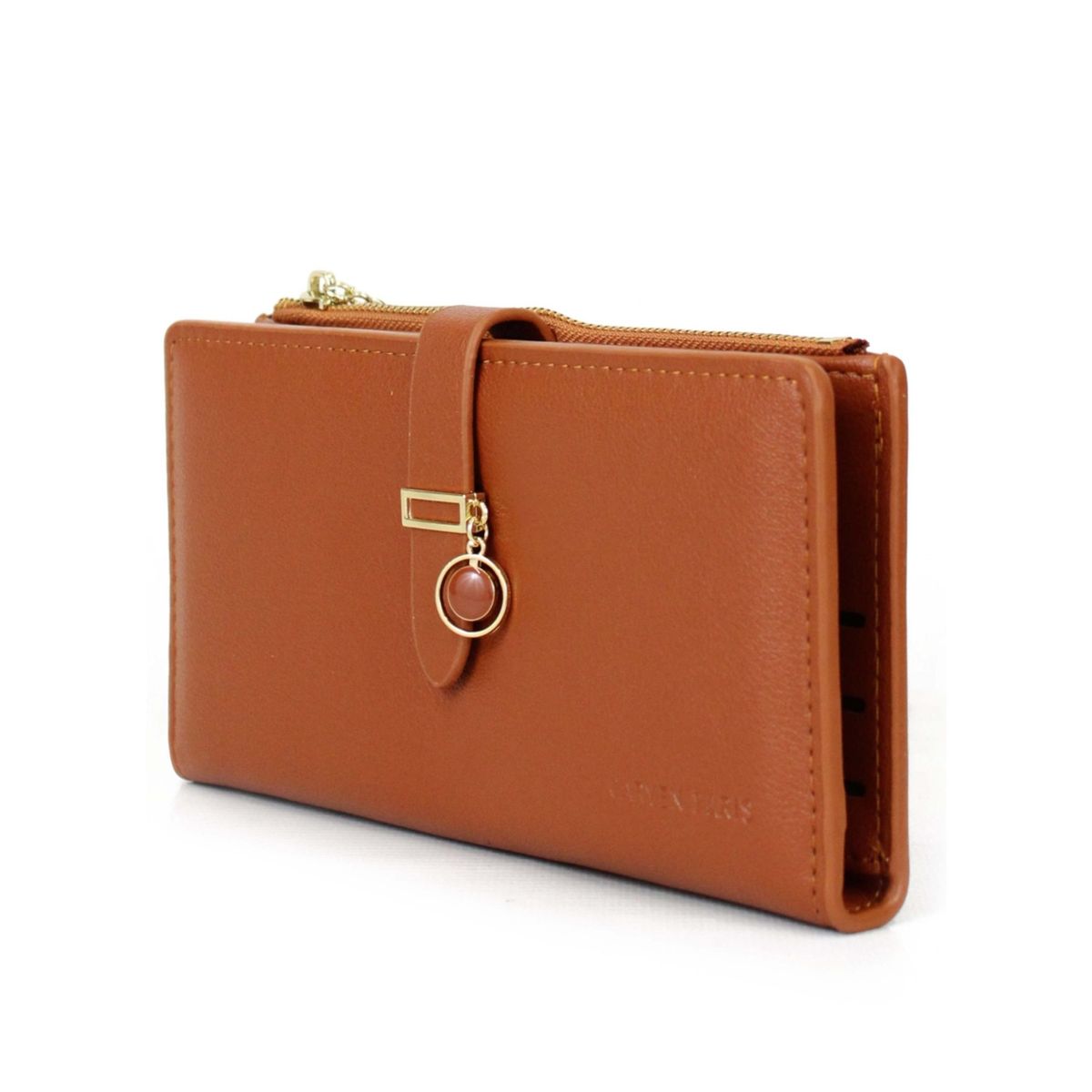 CARVEN - Billetera de mujer Jolie brown Carven Paris