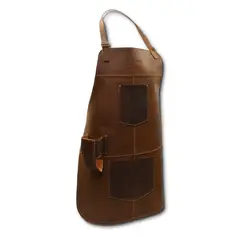 CRAFTMEN - Pechera de Cuero Café Claro