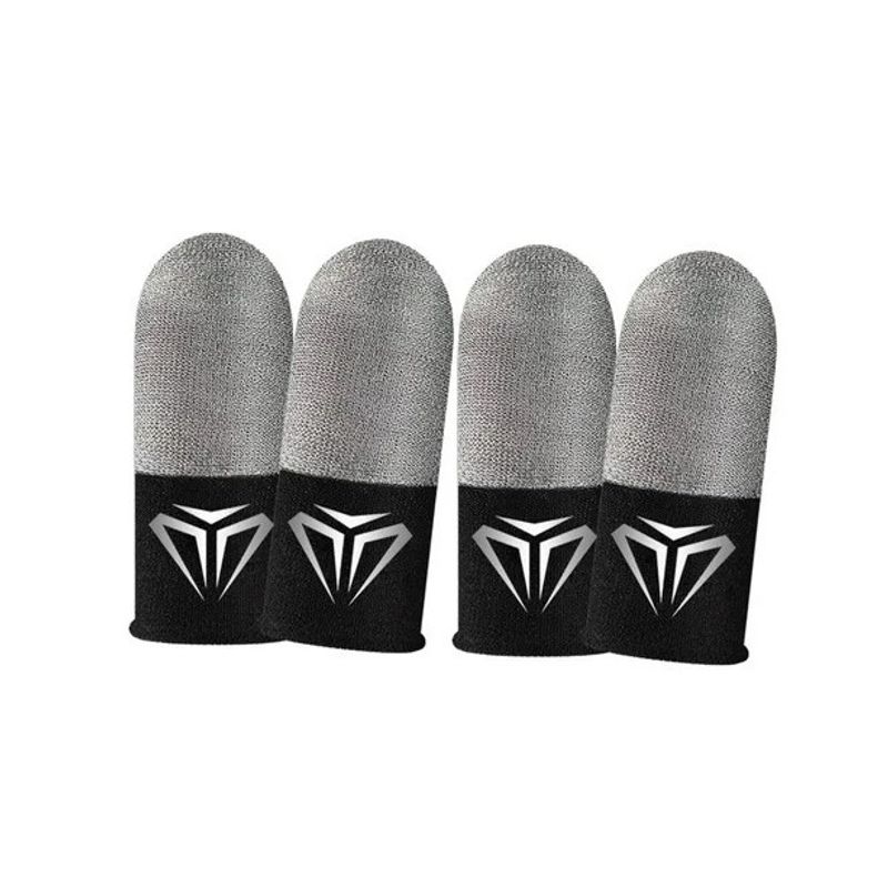 GENERICO - Pack X4 Dedales Gamer Fundas Dedos Fibra Cobre Edición Elite S3-ELITE