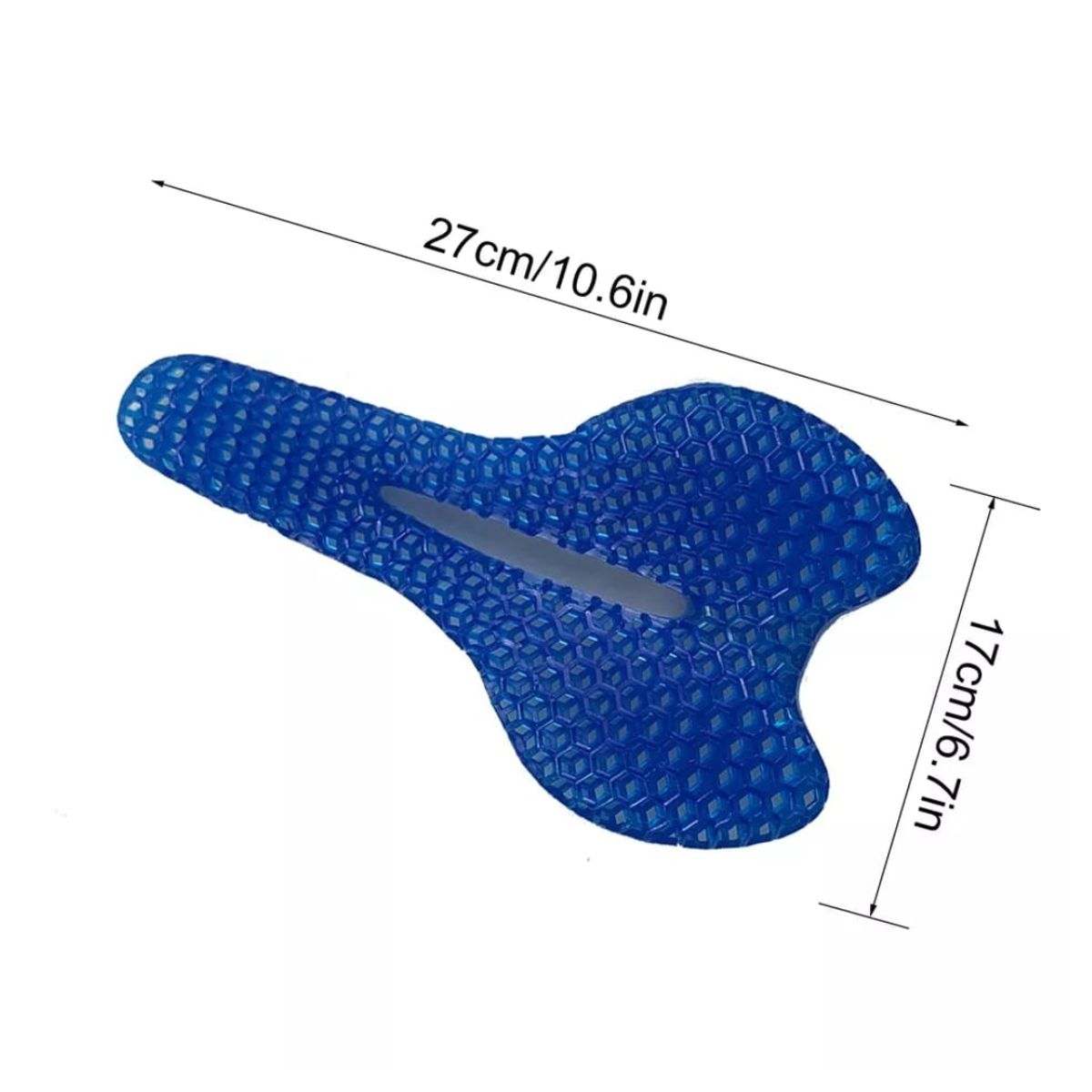 GENERICO - COJÍN SILLÍN DE GEL PARA ASIENTO DE BICICLETA