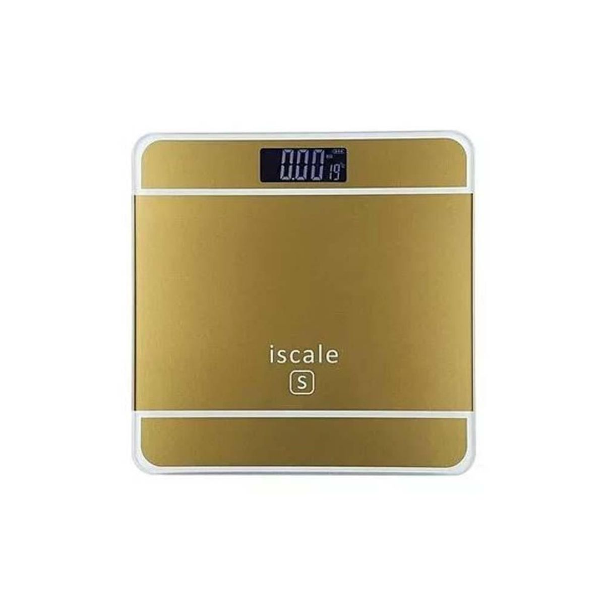 GENERICO - Balanza Pesa Digital Baño 180kg Vidrio Temperatura Iscale