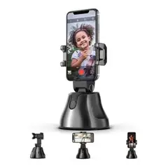 GENERICO - Gimbal Selfie Stick Seguimiento Cara 360° Fotografía / 240050 Negro