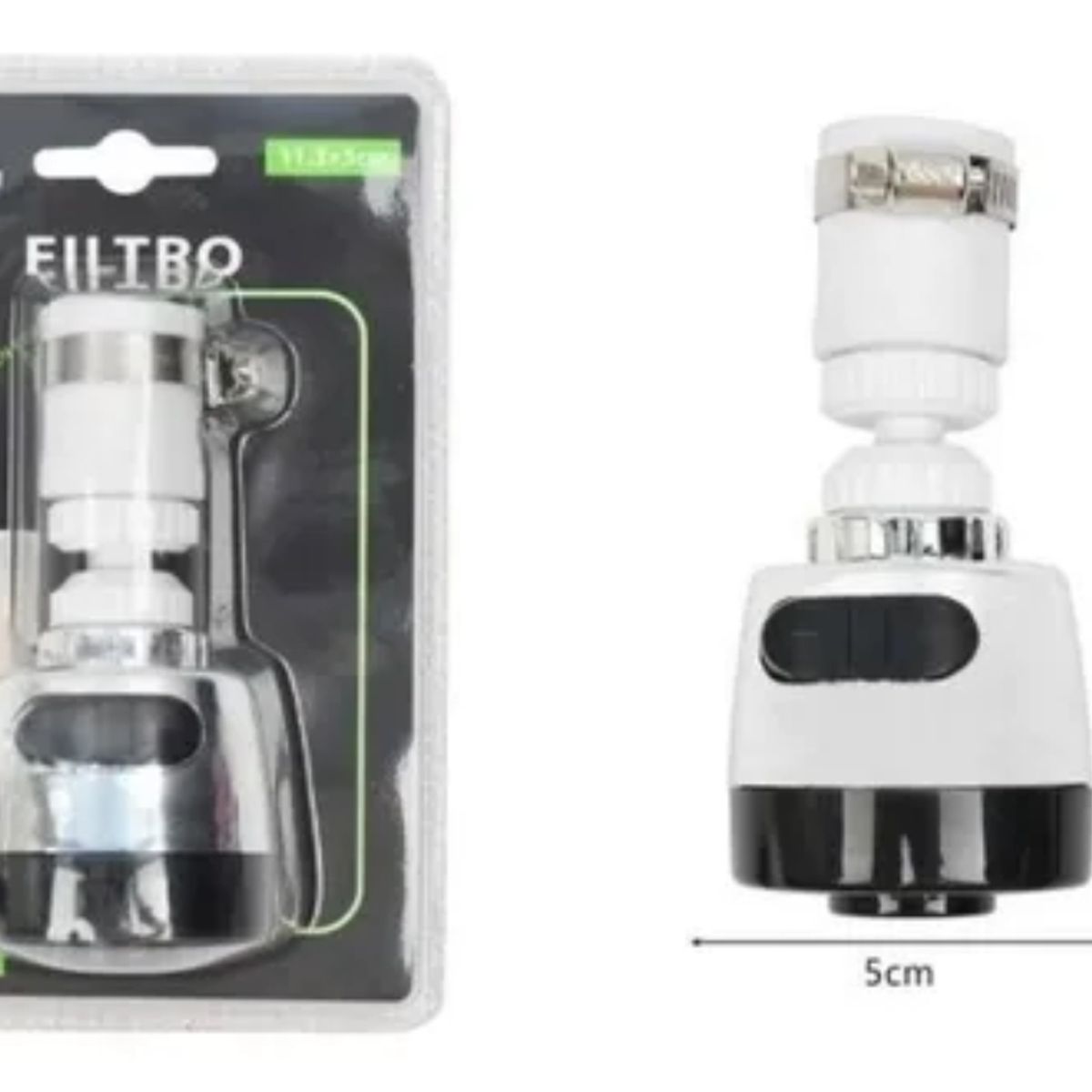 GENERICO - Filtro Llave Grifo Ahorro De Agua Giratorio 360