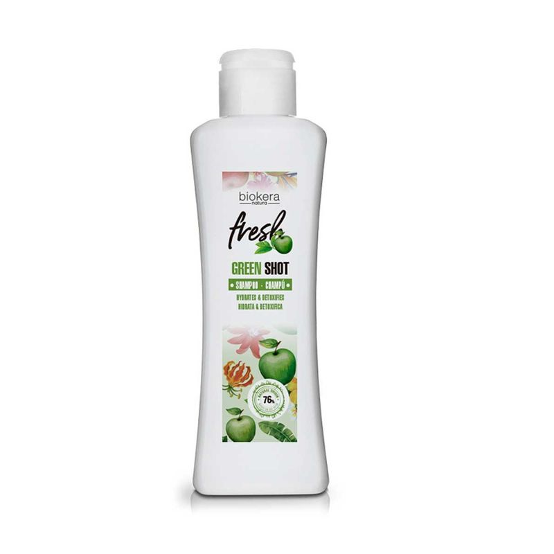 SALERM - SALERM Shampoo Natural Vegano Green Shot Biokera Sin Sulfatos