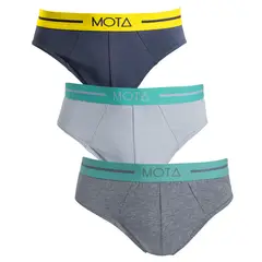 MOTA - Slip Algodón Pack x 3 MT4030
