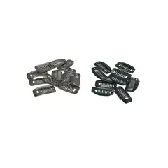 GENERICO - 6 Micropinza Para Extensiones De Pelo Cafe