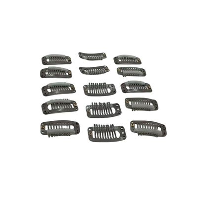 Imagen 2 del producto 6 Micropinza Para Extensiones De Pelo Cafe