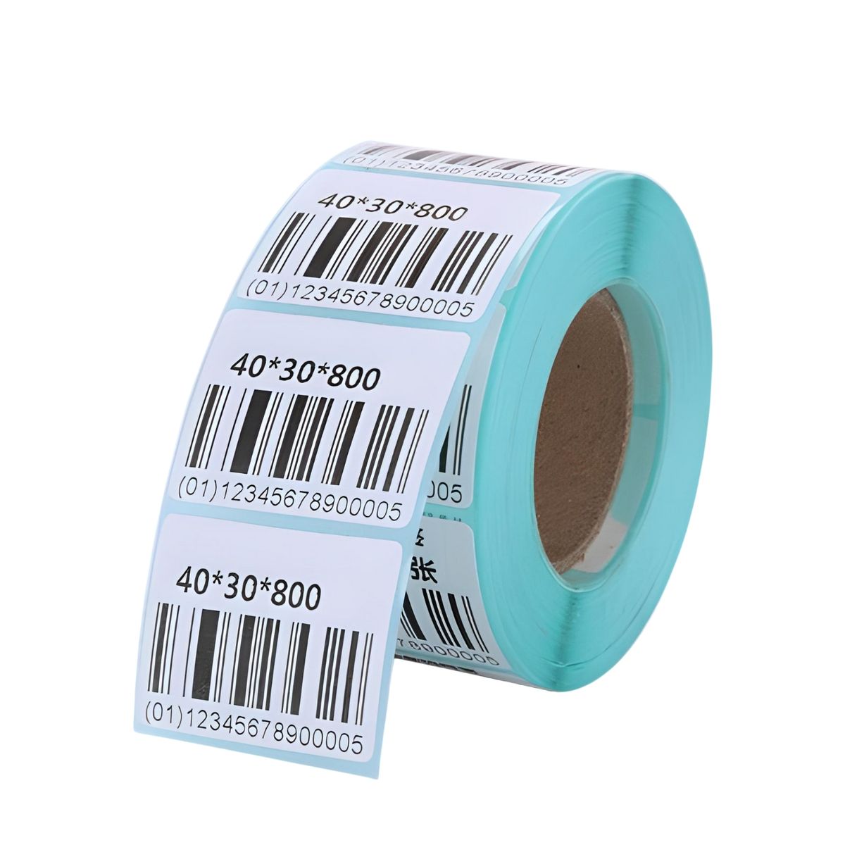 CRUSEC - Pack 4 Rollos Etiquetas Autoadhesivas 40x30mm 3200 Unidades