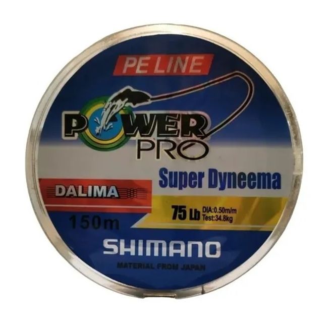SHIMANO - Hilo De Pesca Multifilamento Carrete 150m 4 hebras 75lb