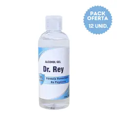 DR REY - Pack 12 unidades Alcohol Gel 200 ml Dr. Rey